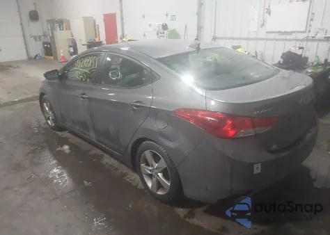 2012 Hyundai Elantra Gls из США, поврежденный, VIN 5NPDH4AE1CH089581